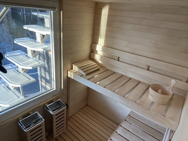 Hausboot mieten mit Sauna